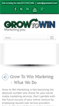 Mobile Screenshot of growtowinmarketing.com